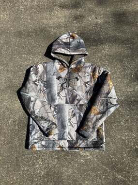 TrueTimber Camo High Pile Sherpa Fleece Hoodie Men's Medium